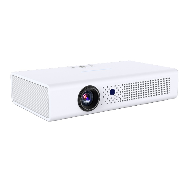 Newest Smart Mini Projector V6 DLP LED Android Home Theater Projector 1080p 4K 60Hz DLP-LINK 3D 3800 Lumen White