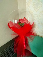 DAMAI bricolage lumière LED boules de fleurs transparentes ballon lumineux Rose Bouquet pour noël Halloween anniversaire décoration de mariage