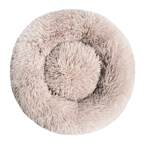 Long Plush Round <strong>Pet</strong> House Winter Dog Mat <strong>Bed</strong> Solid Pattern Cloth Supplies For Dogs And Cats - Product Image 5