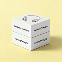 Emballage personnalisé pour casque d'écoute Papier enduit Boîte de produit électronique Boîtes d'emballage pour casque d'écoute