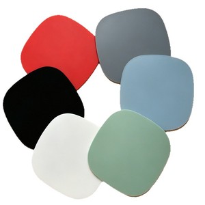 Silicone Coasters 3mm Thick Food Grade Solid Color Round Heat Insulation Mats For Coffee <b>Tea</b> <b>Cup</b> Protection - Product Image 3