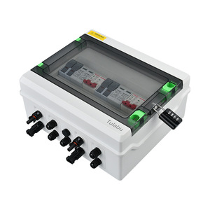 Caja Combinadora Fotovoltaica DC1000V de Plástico, 2 Entradas y 2 Salidas, Serie MC4, Montaje en Pared, Exterior, Impermeable, Caja de Distribución Solar - Product Image 2