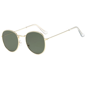 Retro <b>Round</b> <b>Frame</b> Sunglasses Women UV400 Metal Full <b>Frame</b> Candy Colors Ocean Lens Fashion Trend - Product Image 4