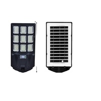 Lampadaire solaire LED tout-en-un 100W, extérieur, IP65, étanche, pour éclairage résidentiel, trottoir, jardin, route