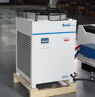 Mesin Pemotong Laser Serat CNC Mini dengan Pendingin Air, Presisi Tinggi, Kontrol Raycus, Mesin Duct HVAC, Mesin Fabrikasi Duct
