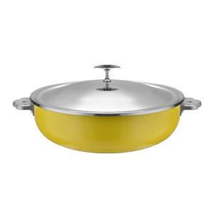 Olla Caliente Tipo Buffet de Acero Inoxidable 304 para Restaurantes y Hoteles T2G, Olla para Calentar Alimentos con Diseño Colorido - Product Image 1