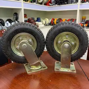 8 10 Inch Cart Wheels Rubber Air pneumatic wheel For Agricultural Industry