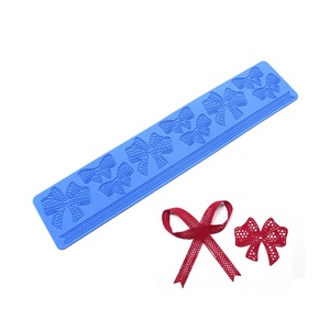 Tapis en silicone professionnel pour dentelle de sucre 3D en relief à motif floral, moule à fondant, outils de décoration de gâteaux - Product Image 4
