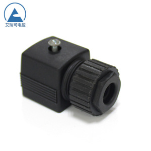 Hs501 Din43650a Junction <b>Box</b> Solenoid Valve Coil Plastic Screw Terminal Panel Mount Black Transparent - Product Image 3