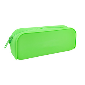 Silicone Pencil Case Waterproof Solid Color <b>Pen</b> Case Soft Large Capacity Stationery Box Multi-color Student Learning Supplies - Product Image 5