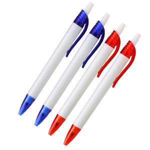 Bolígrafo Retráctil de Plástico con Mensaje Publicitario Impreso, Regalo Clásico de Papelería de Oficina - Product Image 1