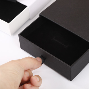 Eco-Friendly Recyclable Reusable Portable Rigid Jewelry Box with <b>Drawer</b> for Necklaces Rings Pendants & Bracelets - Product Image 2