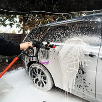 Canon à mousse à large ouverture pour nettoyeur haute pression, lance à mousse épaisse pour lavage de voiture, canon à savon réglable avec connecteur rapide