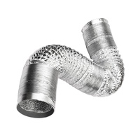 Système d'évacuation des fumées pour restaurant coréen de barbecue, tube flexible en aluminium pour la ventilation