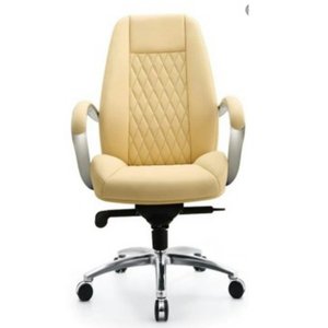 Chaise de bureau en cuir moderne et confortable 36019-1712B/C/A - Product Image 1