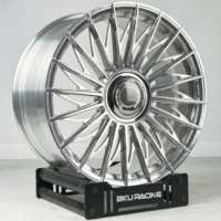 Jantes forgées Bku Luxury 5x120 personnalisées de 20, 21 et 22 pouces à rayons multiples en alliage pour Rolls Royce Phantom Cullinan Ghost Wraith Spectre