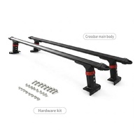 Barres transversales universelles réglables en hauteur TCAL TK-02-1 en aluminium pour benne de camion, système de porte-bagages robuste sans perçage pour pick-up 4x4