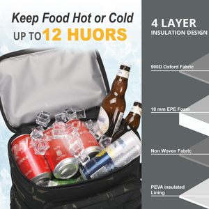 Factory Large Capacity <b>Black</b> Multifunction Outdoor Tactical Oxford <b>Backpack</b> Molle System <b>Waterproof</b> 30L-45L Hiking Camping - Product Image 3