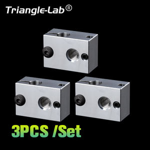 Bloc chauffant et cartouches de capteur Trianglelab V6 – Nouveaux composants d'extrudeuse d'imprimante 3D PT100 Prusa V6 pour buse et hotend - Product Image 5