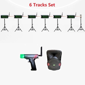 YIZHI Multiple Runners Speed Timer Laser Sensor Track Timing Gates Race System Clock For Running Roller Skating Competitions - Product Image 5