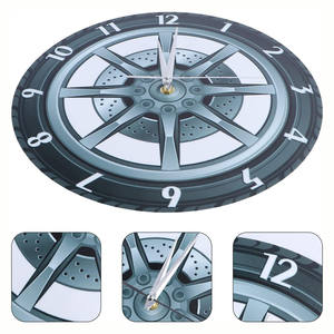 <span class=keywords><strong>Reloj</strong></span> de Pared de Estudio con Diseño de Neumático Estilo Europeo Personalizado, <span class=keywords><strong>Reloj</strong></span> Creativo de Acrílico con Forma de <span class=keywords><strong>Coche</strong></span>, Silencioso, Decorativo para Dormitorio y Sala de Estar - Product Image 5