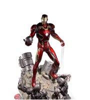 Escultura de Personaje de Marvel 1:4, Adorno Grande Luminoso de Iron Man, Decoración para Cibercafé o Cine