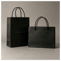 Sacs en papier d'art pour cosmétiques, sacs cadeaux, sacs d'emballage de luxe personnalisés imprimés en gros pour bijoux et artisanat