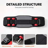 Accessoires de fitness en gros : Ceinture de dips rembourrée pour la musculation, idéale pour les tractions et les dips en salle de sport