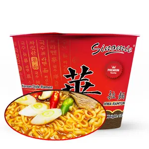 Chinese Manufacturer Supply Low Price Korean Fast Food Shin Ramyun Noodles Beef Favor Halal Instant Bowl Noodles