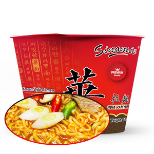Fabricante Chino Suministra Fideos Instantáneos Coreanos de Bajo Precio, Shin Ramyun con Sabor a Carne, Halal, en Tazón - Product Image 1