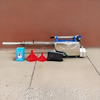 Pulvérisateur thermique à brouillard léger à piles, en acier inoxydable 304, pour désinfection et stérilisation