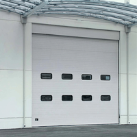 Porte à enroulement électrique en aluminium, modèle BY27, technologie d'usine automatique, sécurité intelligente, automatisation, coupe-vent, moderne