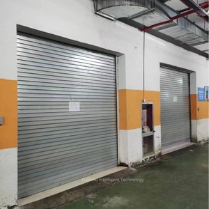 <span class=keywords><strong>Porte</strong></span> <span class=keywords><strong>de</strong></span> <span class=keywords><strong>garage</strong></span> extérieure moderne à double couche en acier, ignifugée 3H, certifiée CE, avec liaison d'alarme automatique - Product Image 2