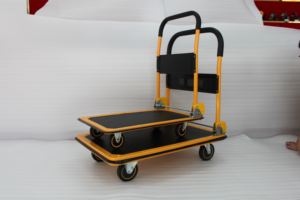 Plate-forme pliante à quatre roues robuste chariot à main chariot pliant chariot chariot chariot portable à quatre roues - Product Image 3