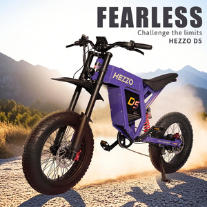 Motocicleta Eléctrica Todoterreno HEZZO D5 PRO, 400-600cc, 60V, 3000W, 70km/h, Resistente al Agua, Batería de Litio Potente, Stock en UE/EE. UU. - Product Image 1