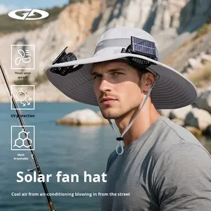 Chapeau solaire d'été pour hommes pour les activités de plein air Chapeau de pêche respirant à écran solaire pour l'alpinisme, la randonnée et les voyages - Product Image 2