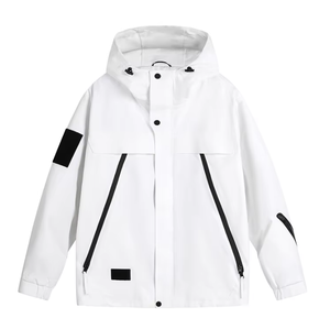 Veste d'hiver à logo personnalisable, imperméable et coupe-vent de grande taille, veste en duvet d'extérieur unisexe - Product Image 6