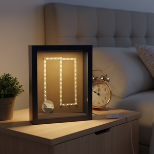 <span class=keywords><strong>Cadre</strong></span> <span class=keywords><strong>photo</strong></span> LED contemporain à commande tactile, avec bande lumineuse LED intégrée, <span class=keywords><strong>en</strong></span> acrylique, pour photos et objets <span class=keywords><strong>en</strong></span> relief – Meilleures ventes - Product Image 1
