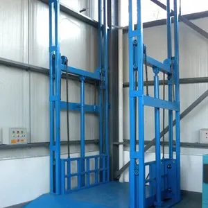 1000kg Vertical Cargo Lift Freight Freight Elevator Cheap Platform Chain Vertical Cargo Lift Material Elevator