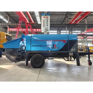 JIUHE Bomba de Hormigón Portátil Móvil de Diésel, Mini Bomba de Transporte de Cemento, Bomba de Hormigón con Remolque - Product Image 5