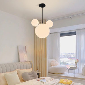 Ventilateur de plafond invisible Memphis avec lumière LED encastrée pour chambre d'enfant avec fonction dopamine, luminaire suspendu pour salle à manger - Product Image 2