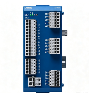 Module d'extension PLC numérique JUMO 705031/01-01-01-36/000 VariTRON à 32 canaux E/S, 24 VCC, montage sur rail DIN - Product Image 1