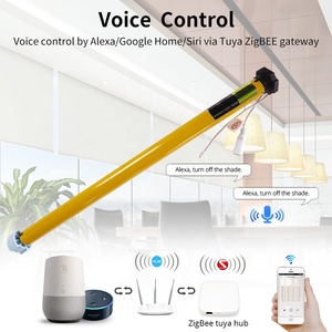 Zwigbee Alexa Tuya WiFi Google Matter Tube Roman Smart TUBULAR zwave blind มอเตอร์สำหรับหน้าต่างตาบอด - Product Image 4