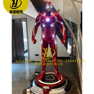 Célèbre Film Figure Action Figure <span class=keywords><strong>Super</strong></span> Héros Résine <span class=keywords><strong>Iron</strong></span> <span class=keywords><strong>Man</strong></span> Sculpture Taille Réelle <span class=keywords><strong>Iron</strong></span> <span class=keywords><strong>Man</strong></span> MK50 Avec Aile Statue - Product Image 5