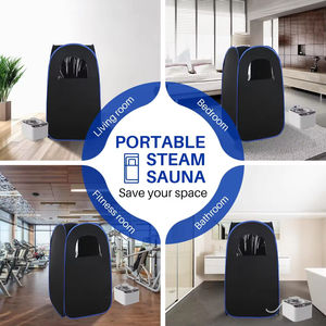 Prácticos kits de spa de vapor móviles para interiores, tienda de Sauna para mejorar la aptitud física para una sola persona para uso doméstico - Product Image 5