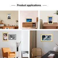 Cadre photo numérique Pros Touch 18,5 pouces avec WiFi, affichage numérique, partage de photos et vidéos via l'application Frameo, montage mural