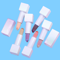 Rouge à lèvres cosmétique à marque privée, naturel, végétalien, mat, waterproof, multicolore, scintillant, longue tenue, non-collant, pour filles