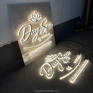Insegna Luminosa Personalizzata 3D per Negozi, Lettere in Metallo Retroilluminate per Pubblicità Esterna, Insegna a LED in Acrilico per Parete - Product Image 6