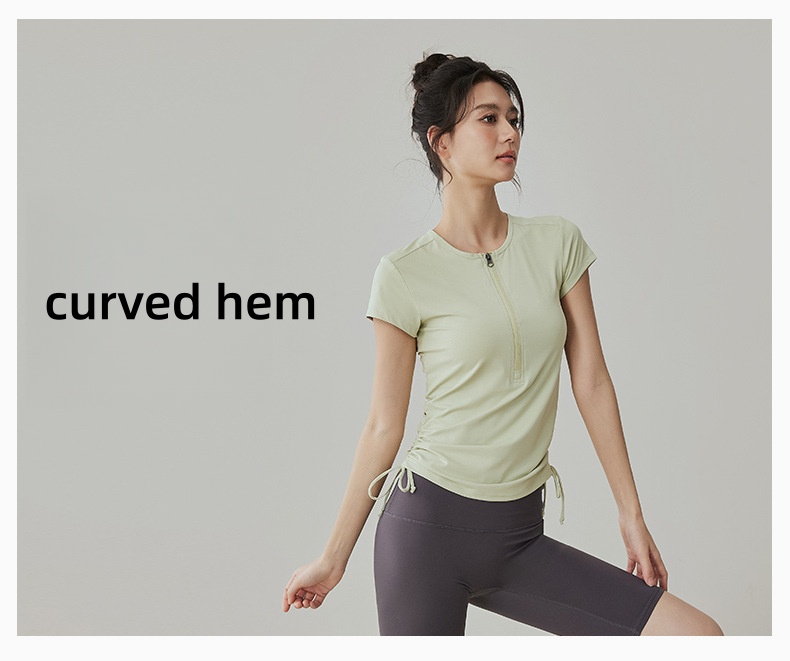 Women's Short-Sleeve Yoga Top for Running, Training & Workouts Clothes Women