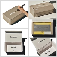 Boîtes Postales Ondulées avec Logo Personnalisé, Bande Déchirable, Impression Couleur, Fermeture Auto-Adhésive, Emballage Carton à Fermeture Éclair pour Vêtements